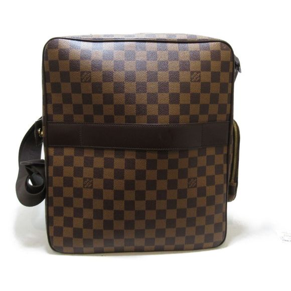 Louis Vuitton Olaf GM Shoulder Bag Ebene Canvas Brown - Picture 2 of 7